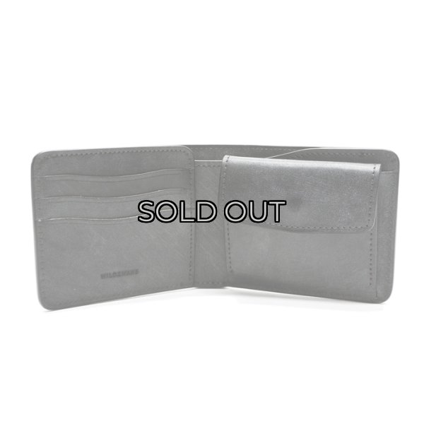 画像3: WILD SWANS（ワイルドスワンズ）GROUNDER（グラウンダー）2つ折りウォレット"フルグレインブライドル"/Black（ブラック） (3)