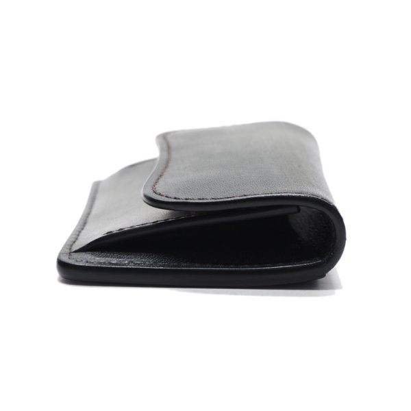 画像4: WILD SWANS(ワイルドスワンズ)TONGUE(タング)マルチコインケース"フルグレインブライドル"/Black(ブラック) (4)