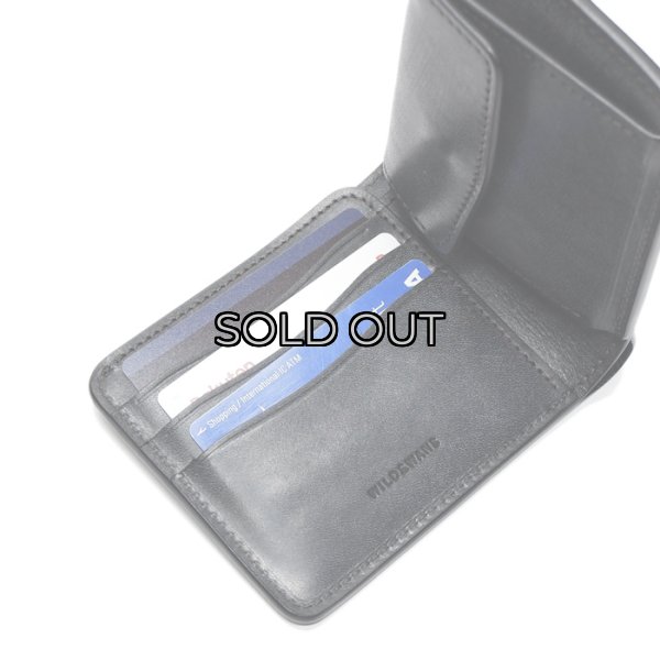 画像6: WILD SWANS（ワイルドスワンズ）GROUNDER（グラウンダー）2つ折りウォレット"フルグレインブライドル"/Black（ブラック） (6)