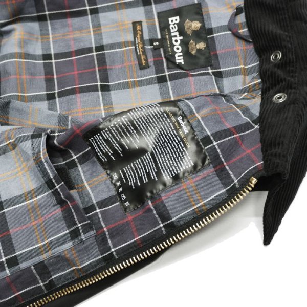 画像12: Barbour(バブァー)SPEY JACKET(スペイジャケット)"Wax Cotton" / Black(ブラック) (12)