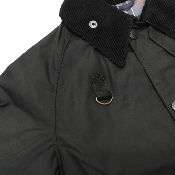画像5: Barbour(バブァー)SPEY JACKET(スペイジャケット)"Wax Cotton" / Black(ブラック) (5)