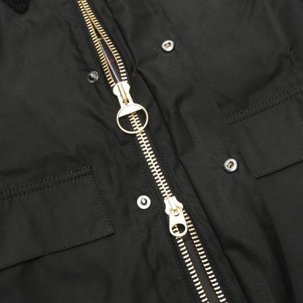画像10: Barbour(バブァー)SPEY JACKET(スペイジャケット)"Wax Cotton" / Black(ブラック) (10)