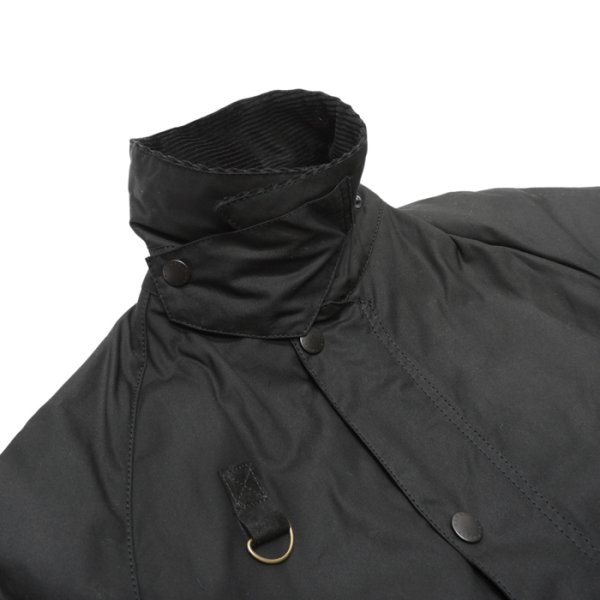 画像4: Barbour(バブァー)SPEY JACKET(スペイジャケット)"Wax Cotton" / Black(ブラック) (4)