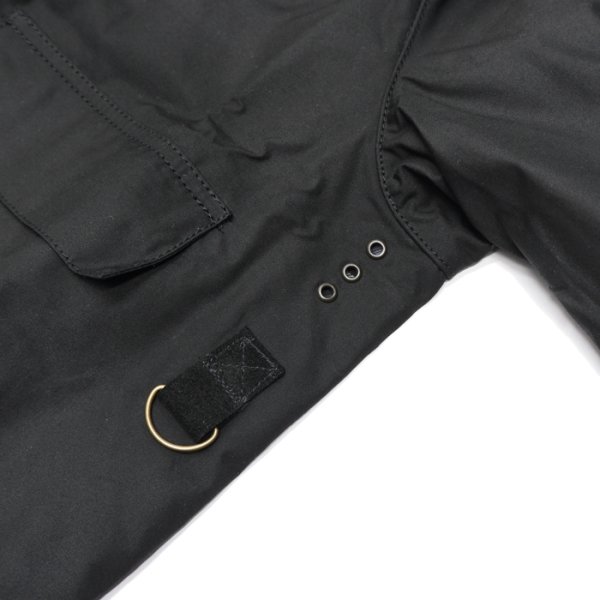 画像7: Barbour(バブァー)SPEY JACKET(スペイジャケット)"Wax Cotton" / Black(ブラック) (7)