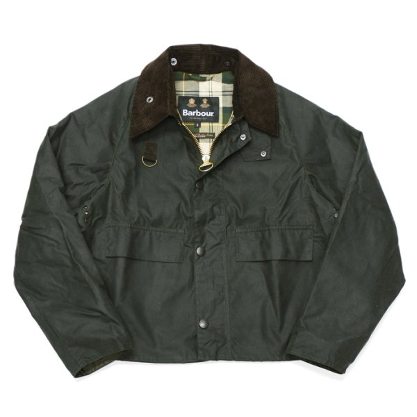 画像1: Barbour（バブァー）SPEY JACKET（スペイジャケット）"Wax Cotton" / Sage（セージ） (1)