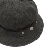 画像3: DECHO（デコー）STANDARD KOME HAT（スタンダードコメハット）10oz DENIM/Black（ブラック） (3)