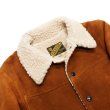 画像3: Y'2 LEATHER（ワイツーレザー）STEER SUEDE LUNCH COAT（ステアスエードランチコート）/Camel（キャメル） (3)