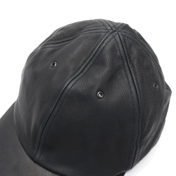 画像4: DECHO（デコー）BALL CAP BUCKLE（ボールキャップバックル）"LEATHER" / Black（ブラック） (4)
