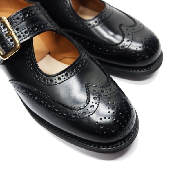 画像6: SANDERS(サンダース)Female Punched Sandal(レディース パンチドサンダル)/Black(ブラック) (6)