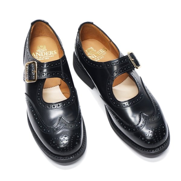 画像4: SANDERS(サンダース)Female Punched Sandal(レディース パンチドサンダル)/Black(ブラック) (4)