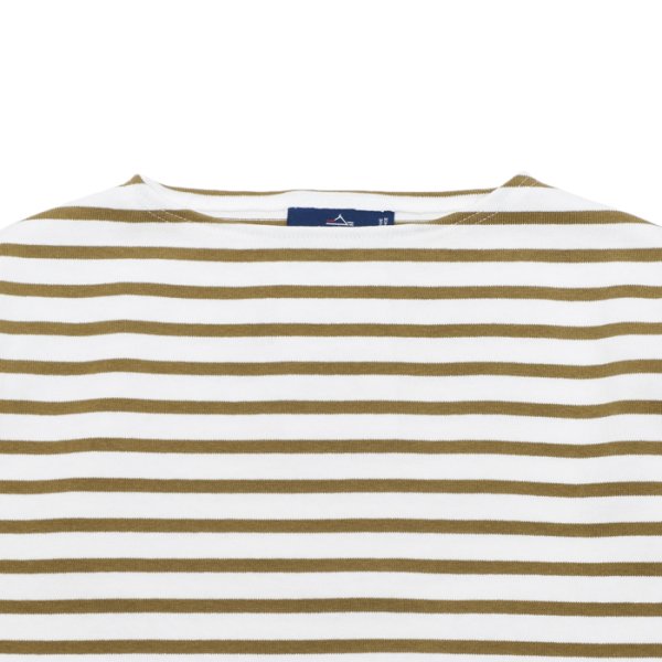 画像3: SAINT JAMES(セントジェームス)OUESSANT(ウエッソン)/NEIGE×ROCHE(ホワイト×カーキベージュ) (3)