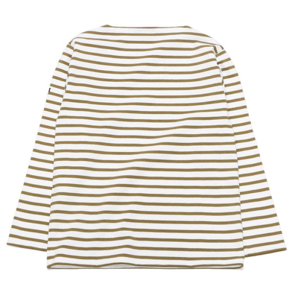 画像2: SAINT JAMES(セントジェームス)OUESSANT(ウエッソン)/NEIGE×ROCHE(ホワイト×カーキベージュ) (2)