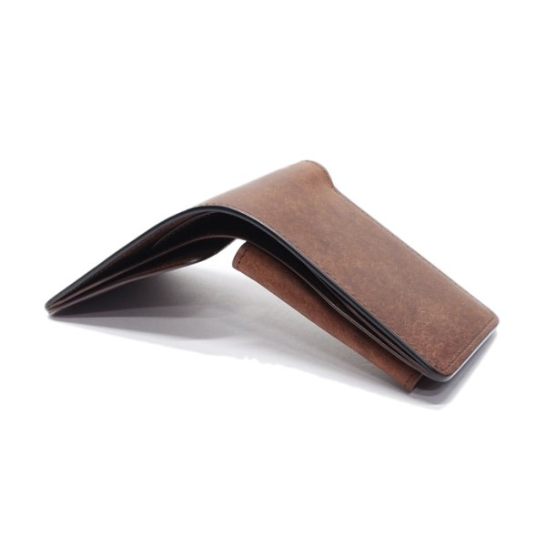 画像3: WILD SWANS(ワイルドスワンズ)GROUNDER(グラウンダー)2つ折りウォレット"プエブロ"/Tobacco(タバコ) (3)