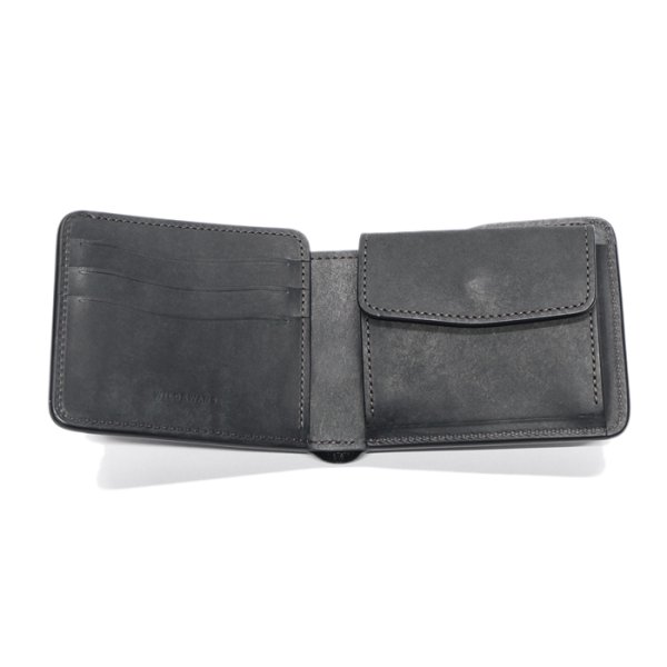 画像4: WILD SWANS（ワイルドスワンズ）GROUNDER（グラウンダー）2つ折りウォレット"プエブロ"/Black（ブラック） (4)