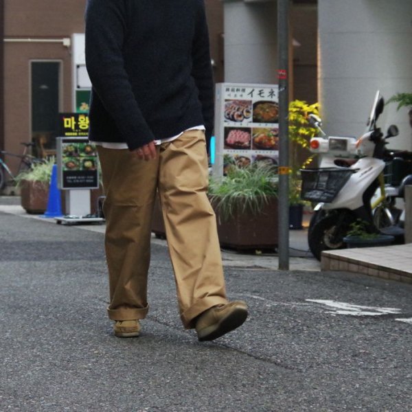画像9: Nigel Cabourn（ナイジェル・ケーボン）NEW BASIC CHINO PANT（ニューベーシックチノパンツ）"WEST POINT" / Beige（ベージュ）【裾上げ無料】 (9)