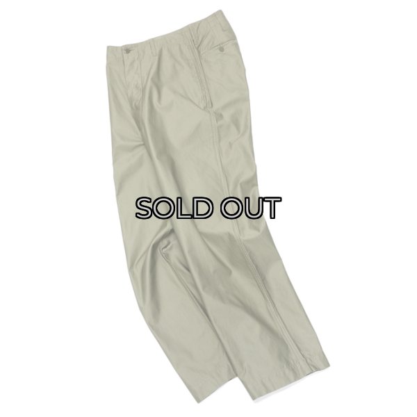 画像1: Nigel Cabourn（ナイジェル・ケーボン）NEW BASIC CHINO PANT（ニューベーシックチノパンツ）"LIGHT MOLESKIN" / Green（グリーン） (1)