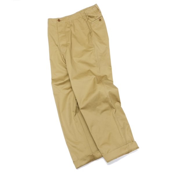 画像1: Nigel Cabourn（ナイジェル・ケーボン）NEW BASIC CHINO PANT（ニューベーシックチノパンツ）WEST POINT/Beige（ベージュ）【裾上げ無料】 (1)