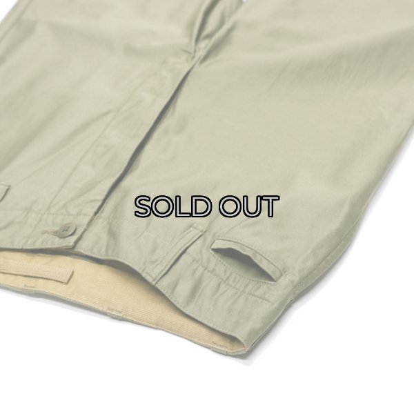 画像5: Nigel Cabourn（ナイジェル・ケーボン）NEW BASIC CHINO PANT（ニューベーシックチノパンツ）"LIGHT MOLESKIN" / Green（グリーン） (5)