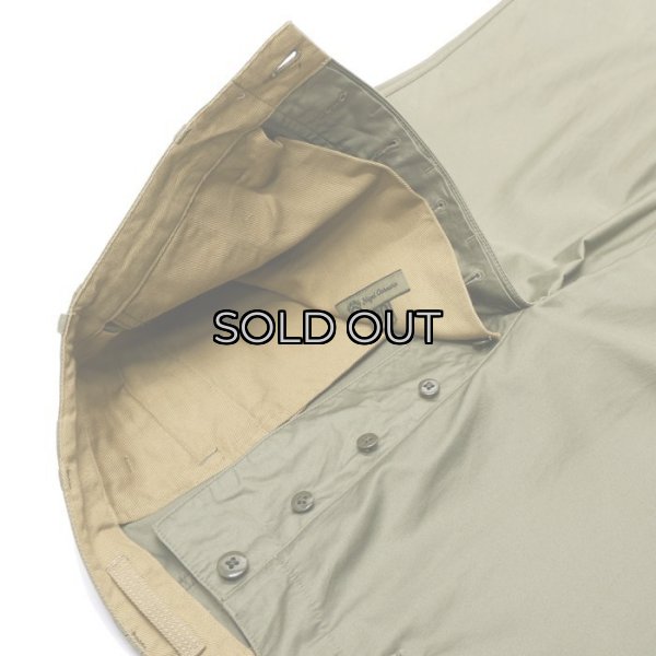 画像4: Nigel Cabourn（ナイジェル・ケーボン）NEW BASIC CHINO PANT（ニューベーシックチノパンツ）"LIGHT MOLESKIN" / Green（グリーン） (4)