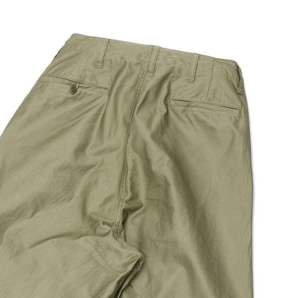 画像6: Nigel Cabourn(ナイジェル・ケーボン)NEW BASIC CHINO PANT(ニューベーシックチノパンツ)"LIGHT MOLESKIN" / Green(グリーン) (6)