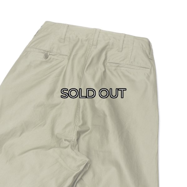 画像6: Nigel Cabourn（ナイジェル・ケーボン）NEW BASIC CHINO PANT（ニューベーシックチノパンツ）"LIGHT MOLESKIN" / Green（グリーン） (6)
