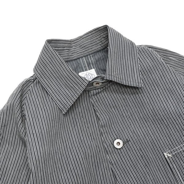 画像3: ＜40%OFF＞Post O'Alls（ポストオーバーオールズ）POST43（ポスト43）"Reverse Liberty Stripe" / Indigo（インディゴ）※Mサイズのみ (3)