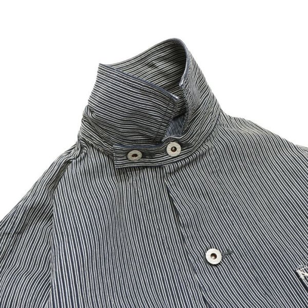 画像4: ＜40%OFF＞Post O'Alls（ポストオーバーオールズ）POST43（ポスト43）"Reverse Liberty Stripe" / Indigo（インディゴ）※Mサイズのみ (4)