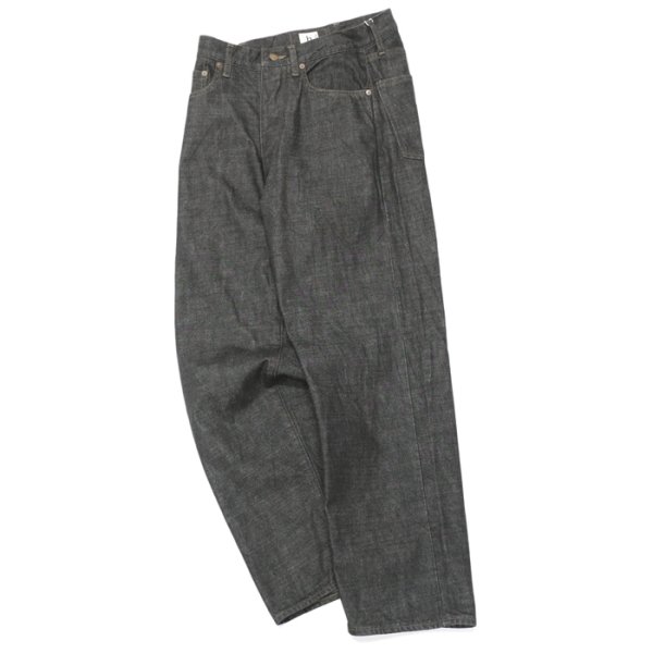 画像1: blurhms ROOTSTOCK（ブラームスルーツストック）12.9oz Selvage Denim Pants（12.9ozセルヴィッチデニムパンツ）"STANDARD" / Black（ブラック）【裾上げ無料】 (1)