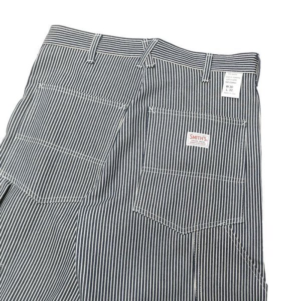 画像10: SMITH'S AMERICAN(スミスアメリカン)CHARIE PANTS THE ORIGINAL(ペインターパンツ)"Made in USA" / Hickory Stripe(ヒッコリーストライプ)※ノンウォッシュ【裾上げ無料】 (10)