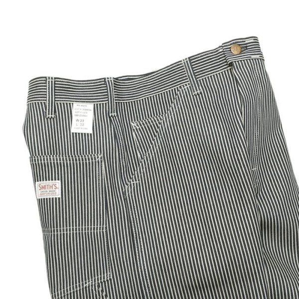 画像4: SMITH'S AMERICAN(スミスアメリカン)CHARIE PANTS THE ORIGINAL(ペインターパンツ)"Made in USA" / Hickory Stripe(ヒッコリーストライプ)※ノンウォッシュ【裾上げ無料】 (4)