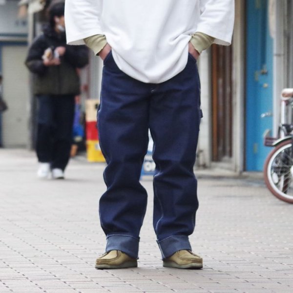 画像13: SMITH'S AMERICAN（スミスアメリカン）CHARIE PANTS THE ORIGINAL（ペインターパンツ）"Made in USA" / Indigo Denim（インディゴデニム）※ノンウォッシュ【裾上げ無料】 (13)