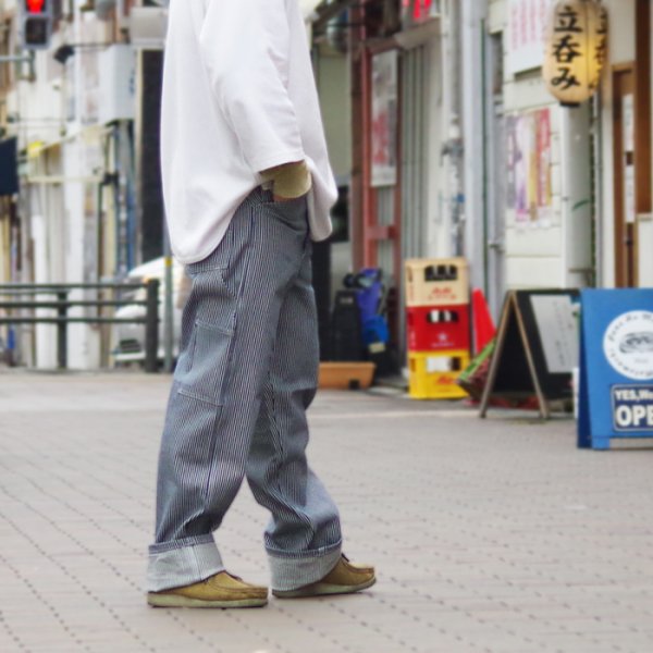 画像14: SMITH'S AMERICAN(スミスアメリカン)CHARIE PANTS THE ORIGINAL(ペインターパンツ)"Made in USA" / Hickory Stripe(ヒッコリーストライプ)※ノンウォッシュ【裾上げ無料】 (14)