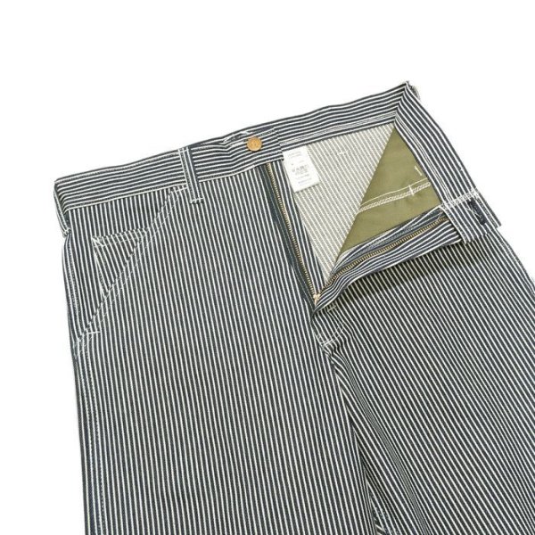 画像3: SMITH'S AMERICAN(スミスアメリカン)CHARIE PANTS THE ORIGINAL(ペインターパンツ)"Made in USA" / Hickory Stripe(ヒッコリーストライプ)※ノンウォッシュ【裾上げ無料】 (3)