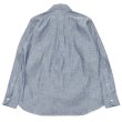 画像2: INDIVIDUALIZED SHIRTS（インディビジュアライズドシャツ）Classic Fit B.D. Shirt（クラシックフィットボタンダウンシャツ）"RIGID CHAMBRAY"/Blue（ブルー） (2)