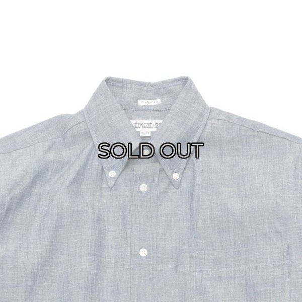 画像3: INDIVIDUALIZED SHIRTS（インディビジュアライズドシャツ）Classic Fit B.D. Shirt（クラシックフィットボタンダウンシャツ）"RIGID CHAMBRAY" / Blue（ブルー） (3)