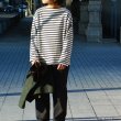 画像7: SAINT JAMES（セントジェームス）OUESSANT LOOSE（ウエッソン・ルーズ）"Women" / NEIGE×COOPER（ホワイト×杢ネイビー） (7)