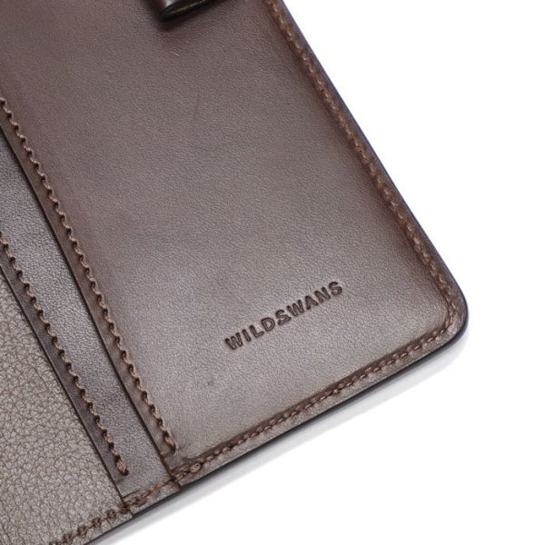 画像4: WILD SWANS(ワイルドスワンズ)CANOPUS(カノープス)A6サイズ手帳カバー/Dk.Brown(ダークブラウン) (4)