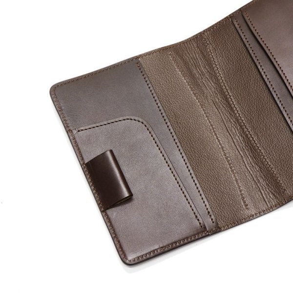 画像3: WILD SWANS(ワイルドスワンズ)CANOPUS(カノープス)A6サイズ手帳カバー/Dk.Brown(ダークブラウン) (3)
