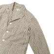 画像4: ENGINEERED GARMENTS（エンジニアードガーメンツ）BEDFORD JACKET（ベッドフォードジャケット）LC Stripe/Natural×Black（ナチュラル×ブラック） (4)