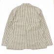画像2: ENGINEERED GARMENTS（エンジニアードガーメンツ）BEDFORD JACKET（ベッドフォードジャケット）LC Stripe/Natural×Black（ナチュラル×ブラック） (2)