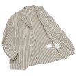 画像9: ENGINEERED GARMENTS（エンジニアードガーメンツ）BEDFORD JACKET（ベッドフォードジャケット）LC Stripe/Natural×Black（ナチュラル×ブラック） (9)