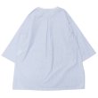 画像5: A VONTADE（アボンタージ）Sleeping Shirts 3/4 Sleeve（スリーピングシャツ7分袖）Hard Twist Yarn Seersucker/White（ホワイト）・Blue Stripe（ブルーストライプ） (5)