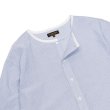 画像7: A VONTADE（アボンタージ）Sleeping Shirts 3/4 Sleeve（スリーピングシャツ7分袖）Hard Twist Yarn Seersucker/White（ホワイト）・Blue Stripe（ブルーストライプ） (7)