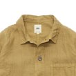 画像3: F.O.B FACTORY（エフオービーファクトリー）HEMP SHIRT JACKET（ヘンプシャツジャケット）HEMP OX/Khaki（カーキ） (3)