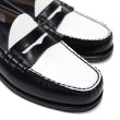 画像6: G.H.BASS（ジーエイチバス）LARSON MOC PENNY LOAFER（ラーソンモックペニーローファー）レザーソール/Black×White（ブラック×ホワイト） (6)