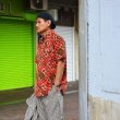 画像9: ENGINEERED GARMENTS（エンジニアードガーメンツ）Popover BD Shirt（ポップオーバーボタンダウンシャツ）"Cotton Ethno Print"/ Pink×Olive（ピンク×オリーブ） (9)