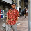 画像8: ENGINEERED GARMENTS（エンジニアードガーメンツ）Popover BD Shirt（ポップオーバーボタンダウンシャツ）"Cotton Ethno Print"/ Pink×Olive（ピンク×オリーブ） (8)