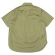 画像2: Post O'Alls（ポストオーバーオールズ）NAVY CUT SS（ネイビーカットSS）Seersucker / Olive（オリーブ） (2)