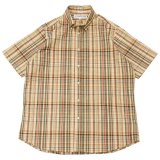 INDIVIDUALIZED SHIRTS(インディビジュアライズドシャツ)Classic Fit Short Sleeve MBDM B.D.Shirt(クラシックフィットショートスリーブボタンダウンシャツ)"HOT WEATHER MADRAS" / Ivy(アイビー)