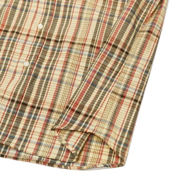 画像5: INDIVIDUALIZED SHIRTS(インディビジュアライズドシャツ)Classic Fit Short Sleeve MBDM B.D.Shirt(クラシックフィットショートスリーブボタンダウンシャツ)"HOT WEATHER MADRAS" / Ivy(アイビー) (5)